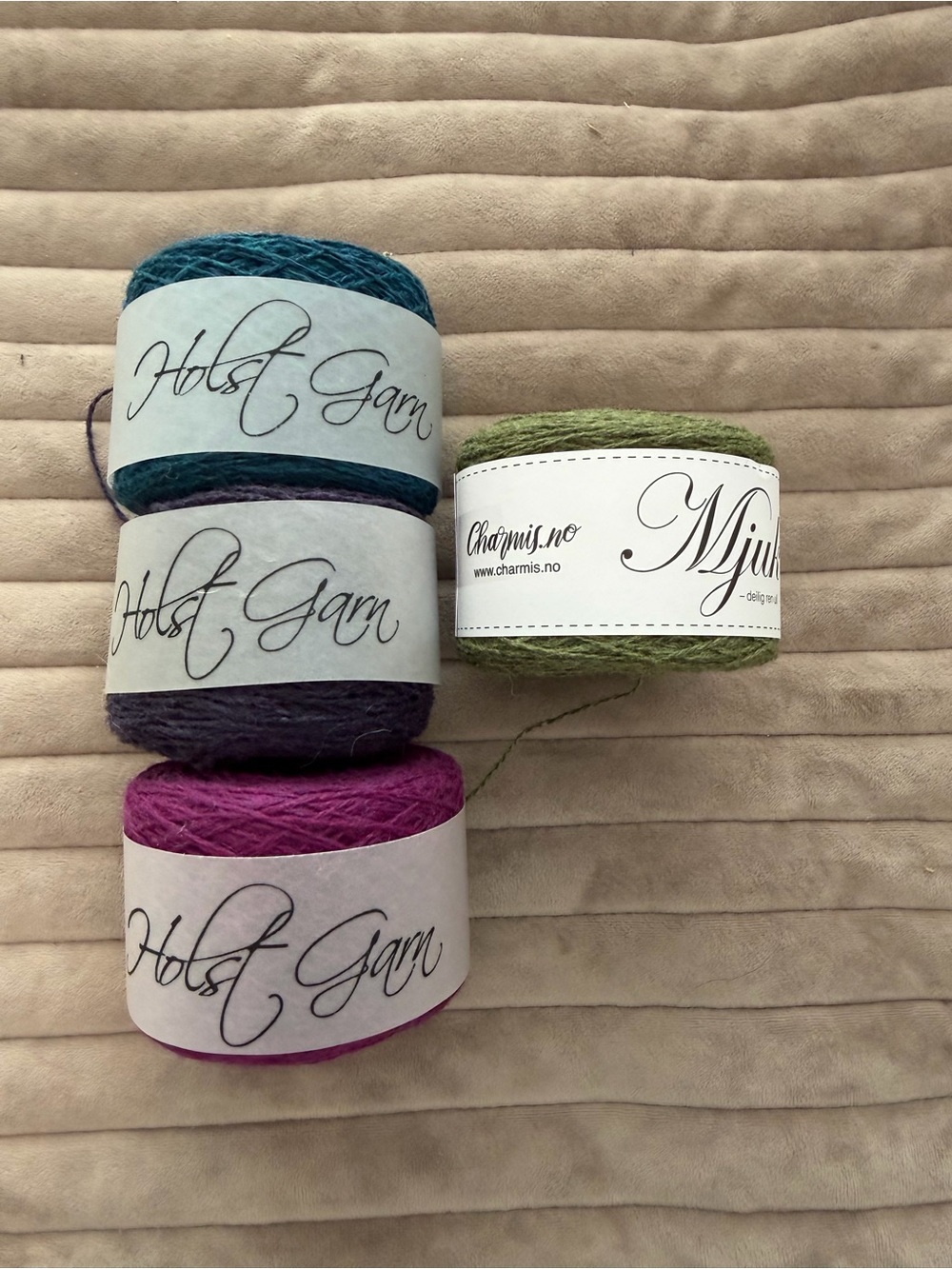 Holst Garn & Mjukt Green and Jewel Tone Yarn Set